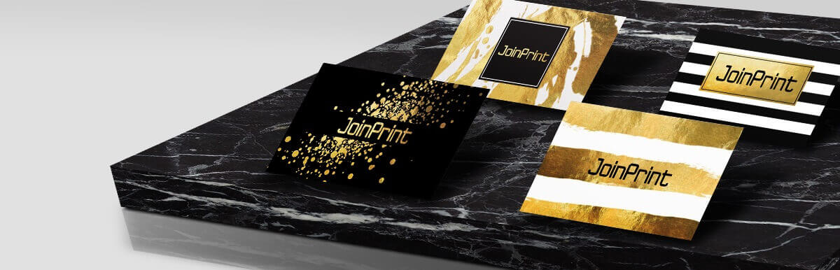 Gold Foil Business Card Printing | Metallic Foil Cards - JoinPrint AU