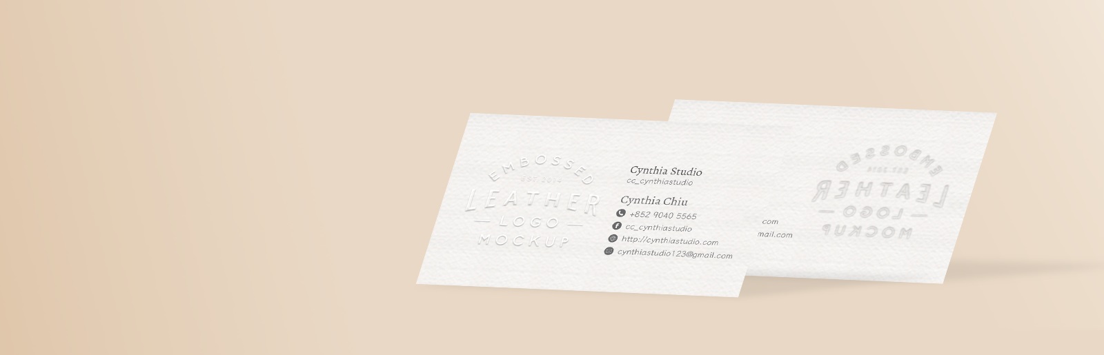 Embossed Business Cards 1